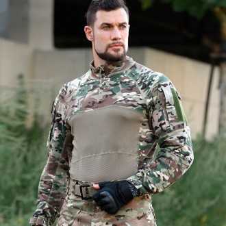 Тактическая рубашка убокс размер 3XL мужская легкая (цвет Camouflage) 
Тактическ. . фото 2