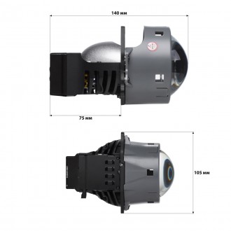 Bi-LED лінзи Kamiso ALPD-07 Plus підходить для заміни заводських лінз, а також д. . фото 7