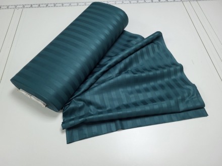 Вид тканини: сатин-страйп, смага 2/2 см 
Склад: 100% бавовна 
Щільність: 145г/м+. . фото 4