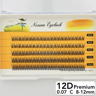 
Пучковые ресницы Nesura Premium 12D V-плетение изгиб C MIX 5 рядов
 
Сегодня на. . фото 4