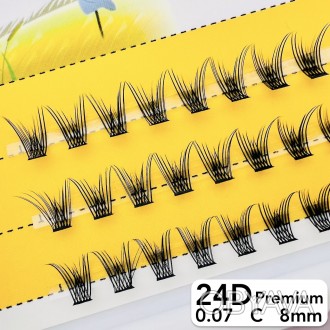 
Безвузелкові пучкові вії Nesura Premium 24D
 
Сьогодні нарощування вій пучками . . фото 1