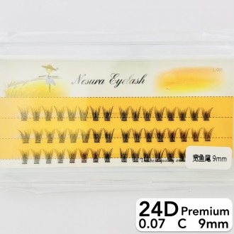 
Безвузелкові пучкові вії Nesura Premium 24D
 
Сьогодні нарощування вій пучками . . фото 5