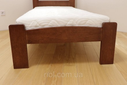 Односпальная кровать Дональд
 
• Прочная и надежная кровать из массива бука. . фото 6