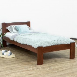 Односпальная кровать Дональд
 
• Прочная и надежная кровать из массива бука. . фото 2
