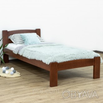 Односпальная кровать Дональд
 
• Прочная и надежная кровать из массива бука. . фото 1