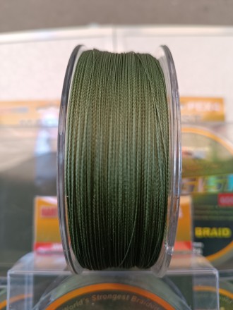 HANTANQIN MAGIST BRAID PE × 4 Green - високоякісний РЕ шнур нового поколін. . фото 3