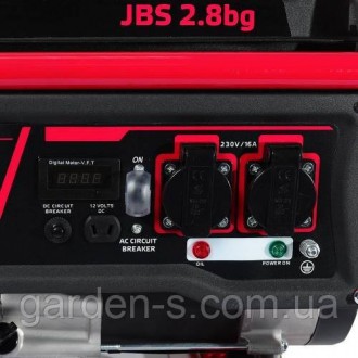  Генератор бензиновый Vitals JBS 2.8bg Опис Бензиновий генератор Vitals JBS 2.8b. . фото 7