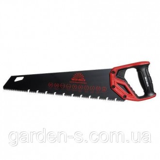 Опис ножівки по деревині з тефлоновым покриттям 400 мм 7 з/д сталь SK5 Vitals Pr. . фото 2