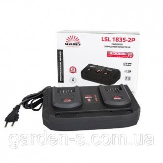  Зарядний пристрій для акумуляторів Vitals Professional LSL 1835-2P SmartLine Оп. . фото 6
