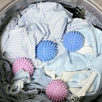 Шарики для стирки белья, пуховиков в стиральной машине Dryer Balls / Шарики / мя. . фото 8