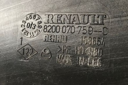 Бу воздуховод правый Renault Megane 2, 8200070759. . фото 3