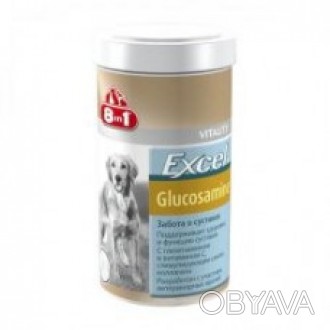8in1 Excel Glucosamine - добавка хондропротектор в таблетках для підтримки здоро. . фото 1