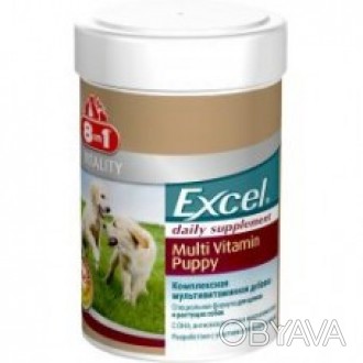 
Описание товара
8in1 Excel Multi Vitamin Puppy - это комплексная витаминно-мине. . фото 1