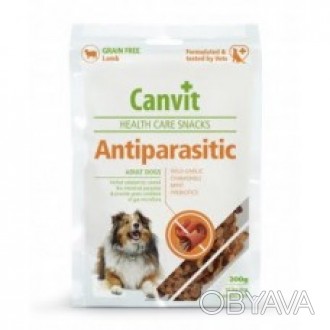 
Напіввологі ласощі Canvit Antiparasitic для профілактики проблем з кишечником у. . фото 1