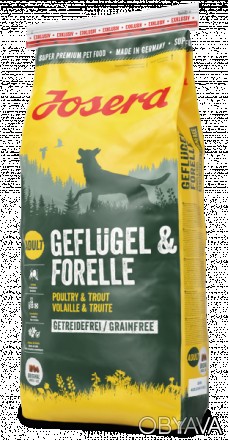JOSERA Geflügel & Forelle для спортивних любителів натурального, який хоче або п. . фото 1
