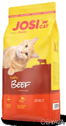 JosiCat Tasty Beef смачна їжа для котів, які люблять яловичину. Корм добре підхо. . фото 1