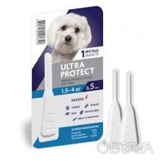  
Описание
Капли на холку для собак серии Ultra Protect — инсектоакарицидное сре. . фото 1