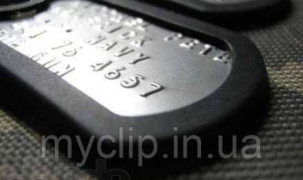 Изготовление качественных армейских жетонов международного образца "Dog tags" по. . фото 4