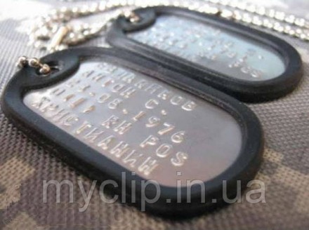 Виготовлення якісних армійських жетонів міжнародного зразка Dog tags за стандарт. . фото 5