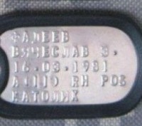 Виготовлення якісних армійських жетонів міжнародного зразка Dog tags за стандарт. . фото 3