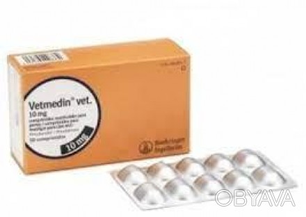 Жувальні таблетки для лікування серцевої недостатності у собак
1,25 мг жувальні . . фото 1