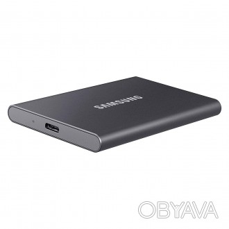 
SSD-накопичувач Samsung T7 2 TB Titan Gray (MU-PC2T0T/WW) НОВИЙ!!!
Характеристи. . фото 1