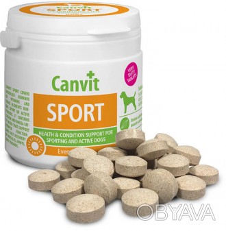 Canvit Sport Dog забезпечує організм собак вітамінами і мікроелементами при підв. . фото 1