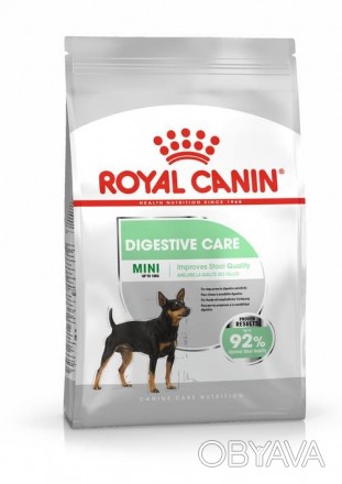 ROYAL CANIN MINI DIGESTIVE CARE сухой корм для собак малых пород с чувствительно. . фото 1