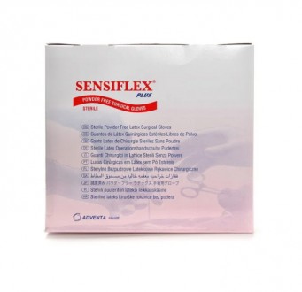 Перчатки Sensiflex Plus латексные хирургические стерильные неприпудренные р.6,0 . . фото 3
