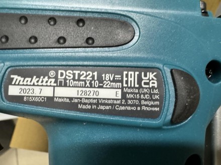 
Makita DST221Z Аккумуляторный степлер НОВЫЙ!!!
Компактный и легкий степлер рабо. . фото 6