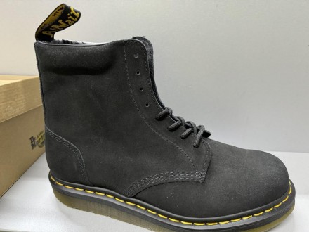 
Dr. Martens Berman Suede Leather Boots 27688001 Ботинки, черные, 43 размер НОВЫ. . фото 5