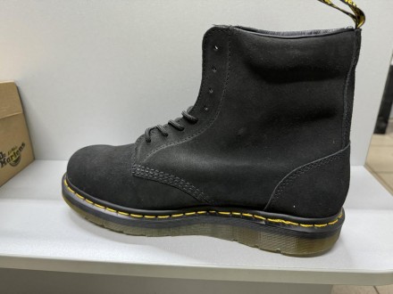 
Dr. Martens Berman Suede Leather Boots 27688001 Ботинки, черные, 43 размер НОВЫ. . фото 2