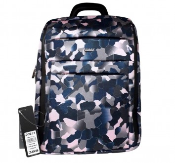 Молодежный рюкзак в ярком камуфляже Dolly 388 Синий с розовым 30x40x16 см. Харків. фото 1 Молодежный рюкзак в ярком камуфляже Dolly 388 Синий с розовым 30x40x16 см. Харків. фото 1