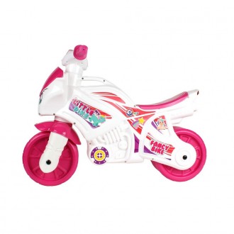Пополнение в серии игрушечного автомототранспорта - "Мотоцикл ТехноК" в розовых . . фото 4