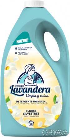 Гель для стирки Lavandera FLORES SILVESTRES Detergente Universal с запахом Полев. . фото 1
