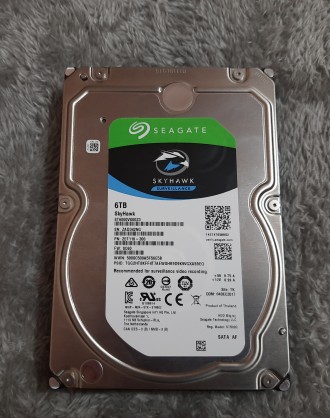 Продам жорсткий диск Seagate Skyhawk ST6000VX0023 в ідеальному стані та повністю. . фото 2