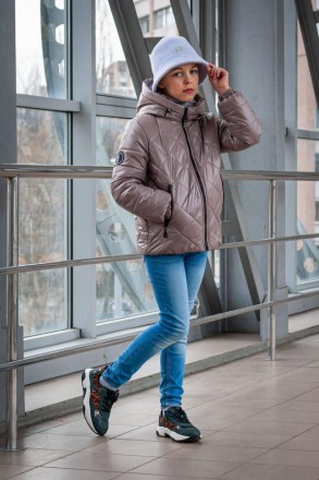 Демісезонна куртка моделі "Аліса" доступна у розмірах 36-44 для зросту від 140 д. . фото 4
