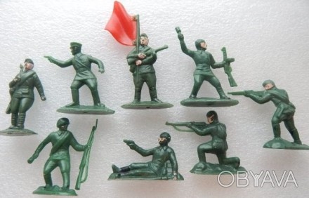 Солдатики СССР Пехотинцы Набор Нечастый