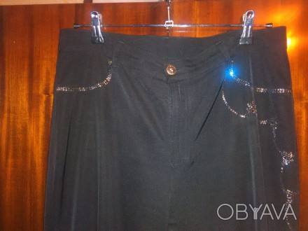 Продам жіночі чорні штани, виробництво Туреччина. У відмінному стані. Розмір 33.. . фото 1