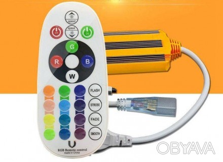 Контроллер для LED RGB ленты 220V предназначен для создания светодинамических эф. . фото 1