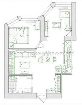  Продам однокімнатну квартиру, популярне планування - 38м2. 8 поверх 
Поряд дитя. . фото 5