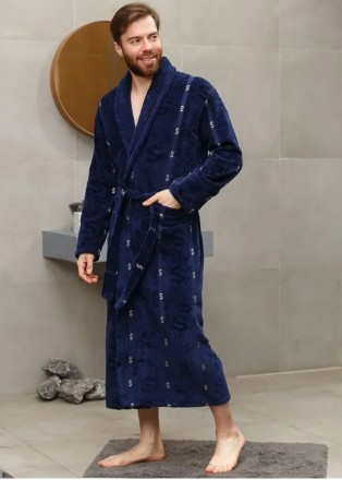 Купить Халат мужской махровый 100%
Купить мужской халат на натуральной хлопковой. . фото 5