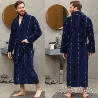 Купить Халат мужской махровый 100%
Купить мужской халат на натуральной хлопковой. . фото 1