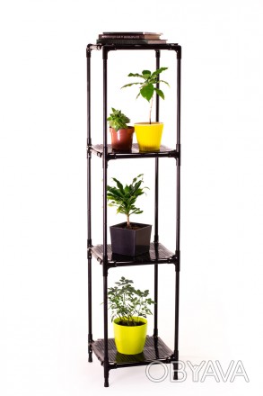 Подставка для цветов Lima 30.Трехэтажный (трёхъярусный) металлический напольный . . фото 1