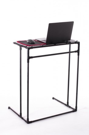 Металлический стол для ноутбука Mouzer Cooler с вентилятором. Подставка для ноут. . фото 6