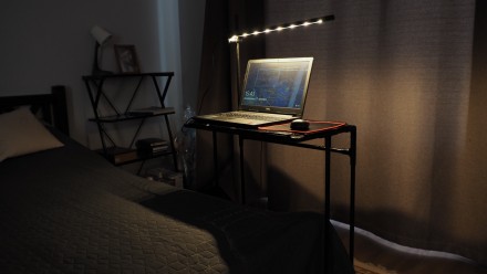 Столик для ноутбука Mouser Light с многофункциональной LED лампой Metaflex Fulls. . фото 5