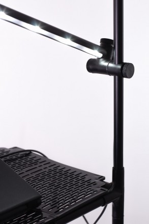 Столик для ноутбука Mouser Light с многофункциональной LED лампой Metaflex Fulls. . фото 4
