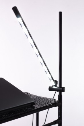 Столик для ноутбука Mouser Light с многофункциональной LED лампой Metaflex Fulls. . фото 6