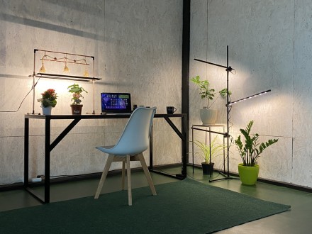 Підлоговий світильник для кімнатних рослин та декору IO-3 Timer. Лампа для висок. . фото 3