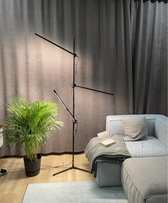 Підлоговий світильник для кімнатних рослин та декору IO-3 Timer. Лампа для висок. . фото 11